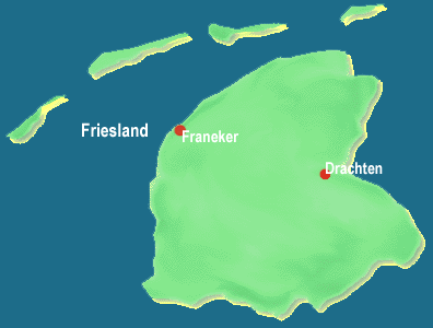 Kaart van Nederland